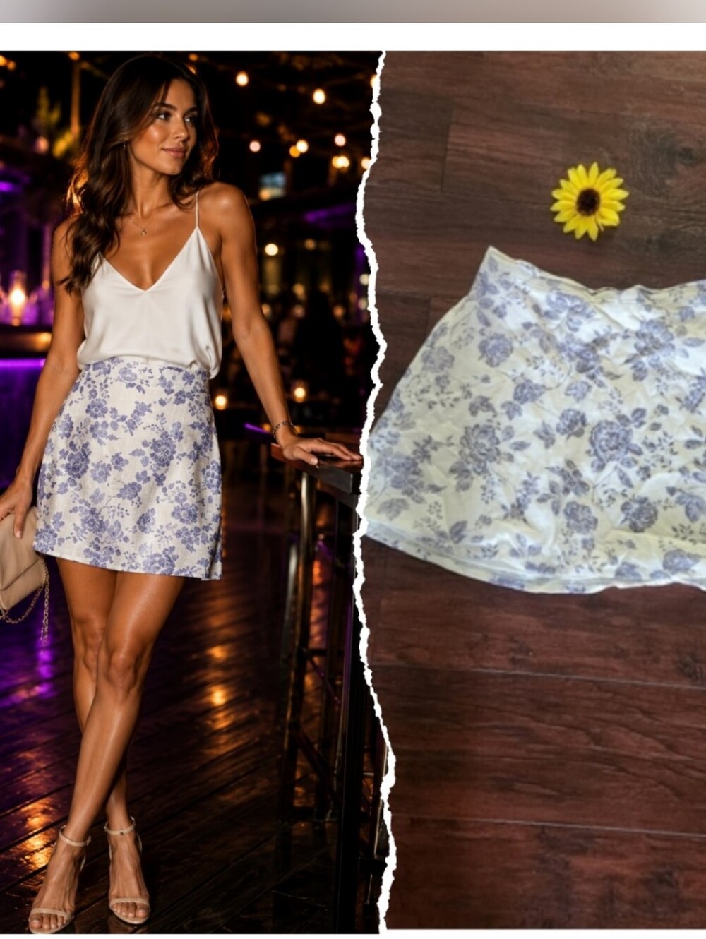 Gypsies & Moondust Linen Skirt
